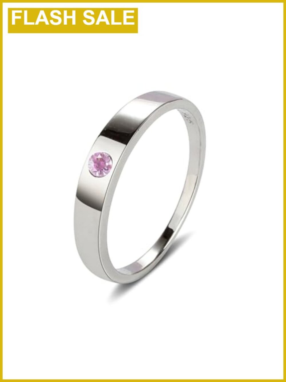 Precious Pieces Dainty CZ Ring 925 Sterling Silver